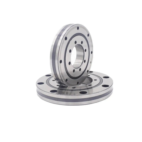 Cross Roller Bearing Built Tough With High Hardness And Rust Resistant Finish For Precision Machinery Forged Bearing Steel For Stable Performance Easy Mount With Countersunk Holes And Precise Drilling Economical And Wear Resistant Model Ru66uucc0p5 front view showing countersunk holes and forged steel