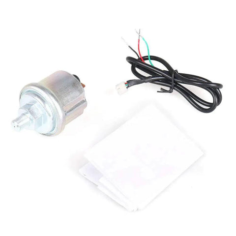 Digital 52mm Oil Pressure Gauge sensor and wires for car dash 12V DC installation, suitable for all 12V vehicles, Dyno Racing2.
