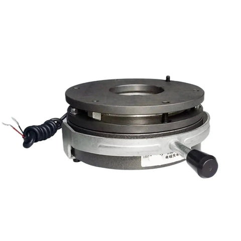 DHM8-12 power-off electromagnetic brake, round mounting flange, gray housing