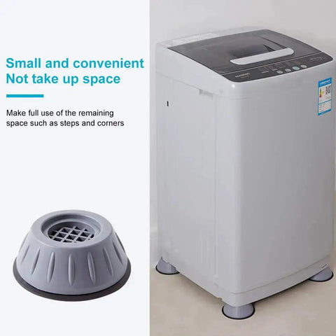 Anti Vibration Pads For Washing Machine And Dryer Feet Beefed Up Shock Absorbing And Noise Reducing Stabilizers shown