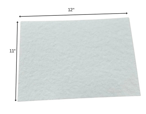 CeraTex 3170 ceramic fiber paper sheet, 11 x 12 in, 1/8 in thick, high-temp insulation for kilns and furnaces