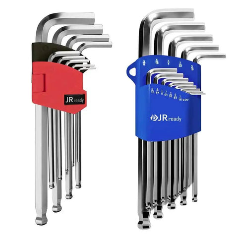 Two Piece Tool Bundle With ST5211 Pin Removal Kit And ST5212 22 Piece Allen Wrench Set Plus SAE Metric Ball End Hex Key Set