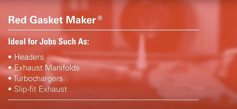 Right Stuff 90 Minute Red High Temperature Gasket Maker For Headers And Exhaust information, ideal for manifolds.