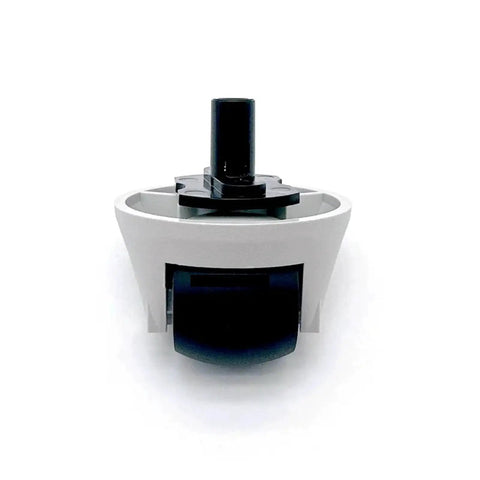Directional Wheel Accessory For Roborock And Qrevo Front Caster Replacement White 1 Piece shown from front view