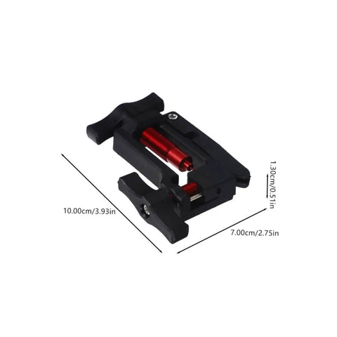 Hydraulic Hose Fitting Insert Tool For Bicycles With Needle Driver And Detachable Thimble Lock dimensions