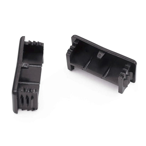 Plastic Strut Channel End Caps For Unistrut 1.625 By 0.875 Inches Black PVC Protective Cover