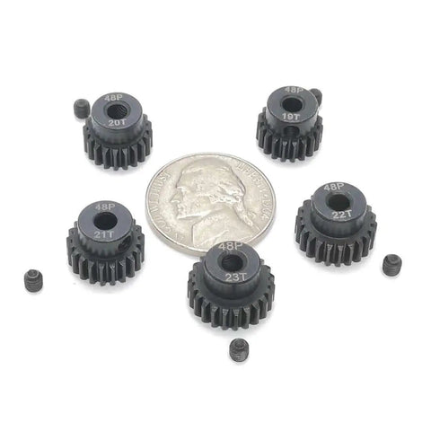 Dope 48P Pinion Gear Set With 19T 20T 21T 22T 23T Options And Screwdriver For 3.175mm Shaft 1/10 RC Brushless Motor Durable Metal
