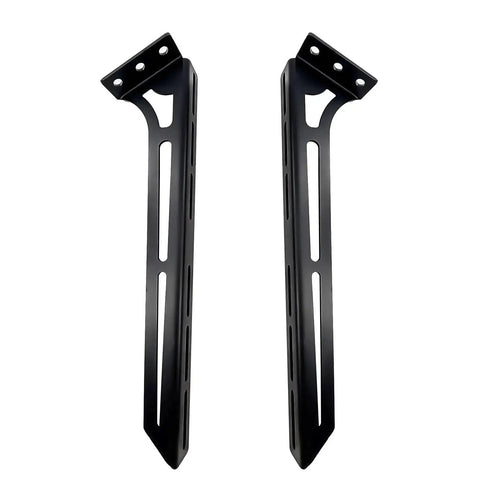 Steel Floor And Wall Mount Amplifier Rack For Car Audio And AV Setups Laser Cut Precision Powder Coated Black Finish Heavy Duty Audio Equipment Rack To Stack Amps And Gear For Clean Pro Quality Sound visible with brackets.