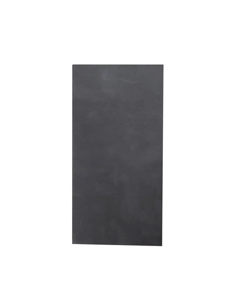 Front view of Graphite Ingot Block for EDM Milling Surface 99.9% Purity, 200mm x 100mm x 50mm, 0 to 0.05mm Tolerance, Black.