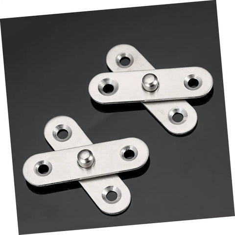 Heavy Duty Stainless Steel Concealed Pivot Hinges 360 Degree Rotation Self Closing Hidden Door Hinge System For Wardrobe Cabinets Bookcases And More 10 Pack Fondotin