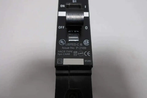 One Pole 20 Amp 277V AC Miniature Circuit Breaker EDB14020 For Electrical Panels, 1P 20A Breaker, front view