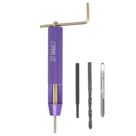 Stainless Steel M4 Helical Thread Inserts Set With Installation Tools And Drill Bit 50 Pcs Coiled Wire Thread Repair Kit