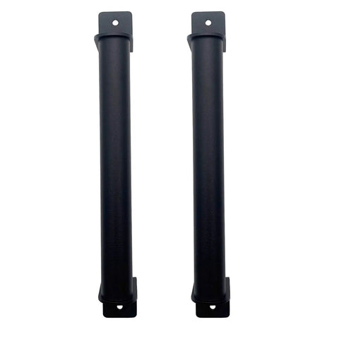 9 Inch Black Barn Door Handles 2 Pack Gate Pulls For Wooden Fences Sheds And Garages Sliding Doors Rustic Farmhouse Industrial Style Exterior And Interior Pulls Frosted Black Finish For Outdoor And Indoor Use