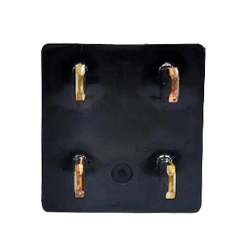 Bottom view of Set Of 4 Ultra Micro ISO Automotive Relays 12V DC 20A 4 Pin Tiny Yet Mighty Relay for Automotive Power Windows and Lighting