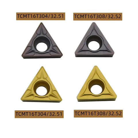 Pro Grade Linzuan 20 Pcs Carbide Inserts Set For Metal Cutting TCMT32.51 TCMT32.52 TCMT16T304 TCMT16T308 CVD Coated