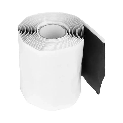 Roof Sealant Tape 3 Inch By 3/4 Inch Heavy Duty Weatherproof Seal For Roof Fittings Cut To Length 10 Foot Roll Ideal For Cold Weather Antenna Mounts Exterior Roof Sealing And Leak Prevention.