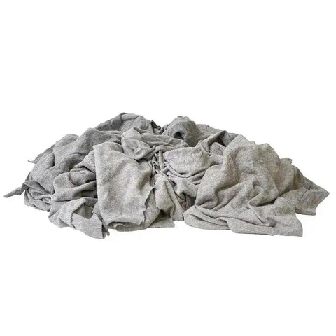 Industrial Recycled Gray T Shirt Rags 25 Lb Box For Heavy Duty Cleaning Wood Oil Paint Dirt Bulk Mechanic And Painter Rag Sets