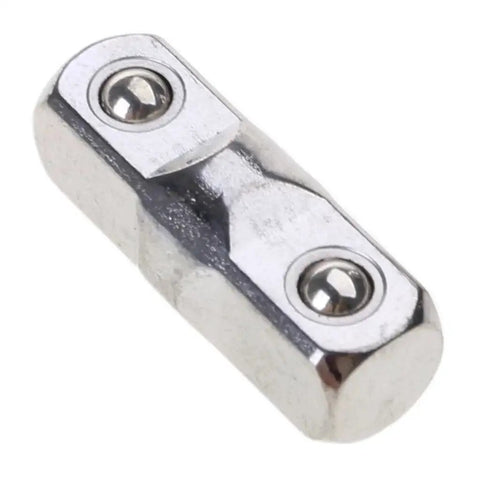 URTERYSER socket adapter, 3/8-inch, chrome-plated hex sleeve, double-ended for electric wrench extension