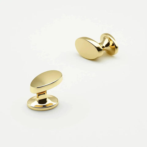 4 Pack Polished Brass Cabinet Knobs Set Solid Zinc Alloy Pulls For Dresser Drawers Kitchen Cupboards And Bathroom Furniture Hardware
