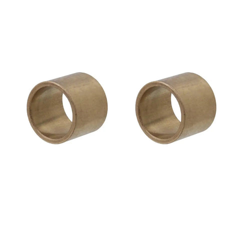 2 Pcs Self Lubricating High Wear Resistant Brass Copper Bushing Sleeve Bearing Straight Cylinder 1 Inch Bore 1-1/4 Inch OD