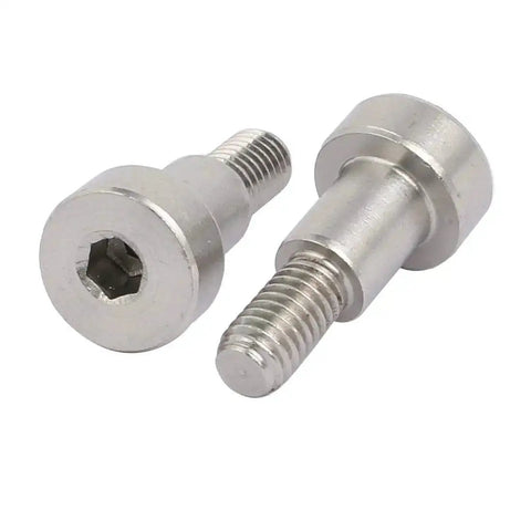 Ten Pack 304 Stainless Steel Hex Socket Shoulder Bolts With 8Mm Shoulder Diameter And 10Mm Shoulder Length M6 Thread Fully Threaded Hardware