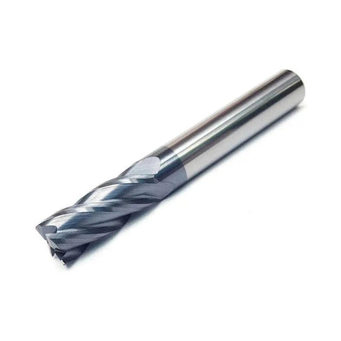 Half Inch Carbide Square End Mill With Four Flute Design And AlTiN Coating For High Performance Cutting HRC 45 Wear Resistant Micro Grain Carbide
