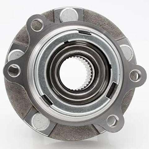 Front view of Front Wheel Hub Bearing Assembly Compatible With Nissan Altima 07-18, Maxima 09-18, Premium Replacement
