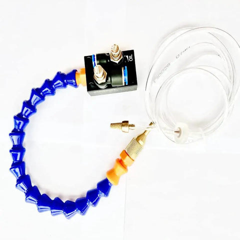 Mist Coolant Lubrication Spray System For Milling Machines And CNC Machining Tools Adjustable Nebulizer Gas And Coolant Flow