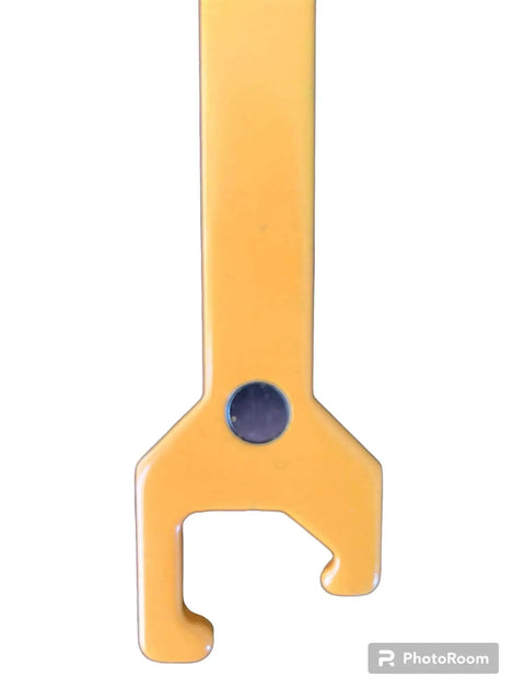 6 Inch Magnetic Cleat Tool For Duct Installation TDC TDF Cleat Magnet With Strong Magnets Ergonomic Grip Yellow Finish