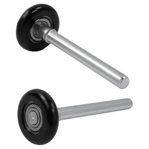 Heavy Duty Nylon Garage Door Rollers Replacement Wheels With 6200ZZ Bearing Quiet Operation Two Pack Fits Garage Doors And Barn Doors 1.81 Inch Wheel Diameter And 4.72 Inch Stem Length For Smooth Silent Rolling