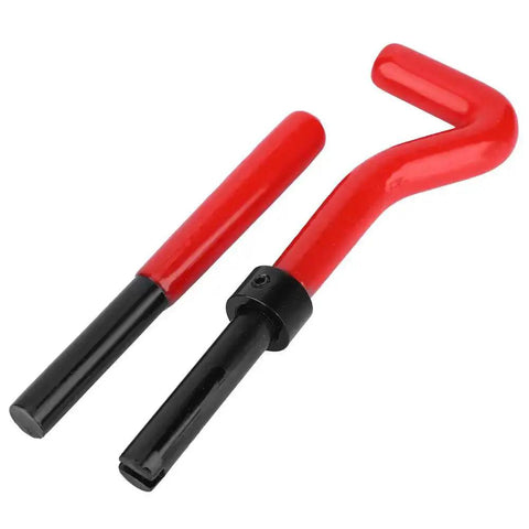 Thread Repair Kit M11x1.25 Metric Female Thread Repair Tool Set With Spiral Drill Tap Wrench And 12 Inserts For Automotive Repairs And DIY Mechanics