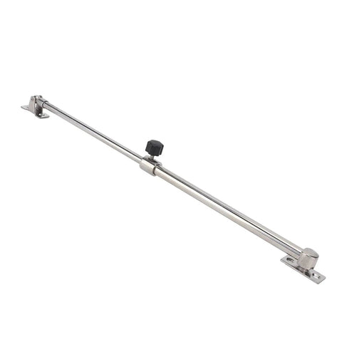 Aoaoy stainless steel hatch lid stay; adjustable 248–432mm, marine-grade 316, boat hatch/window with sliding lock