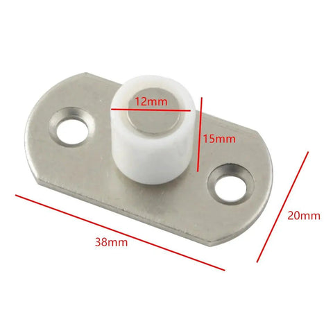 4 Pieces Lower Guide Pulleys 12Mm Nylon For Sliding Doors Positioner Swing Stop Limiter Lifting Wheel Accessories