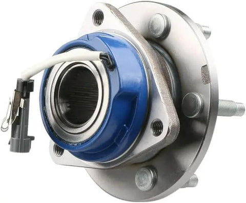Front wheel hub and bearing assembly 513121X2 ABS sensor, 5 lug set of 2 for Chevrolet Pontiac 2WD 4WD direct replacement OE part