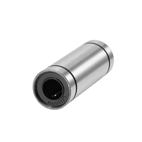 LM10UU Extra Long Linear Ball Bearings, 10mm Bore, 19mm OD, 55mm Length, Sealed On Both Sides, Chromium Steel Ball Bearings