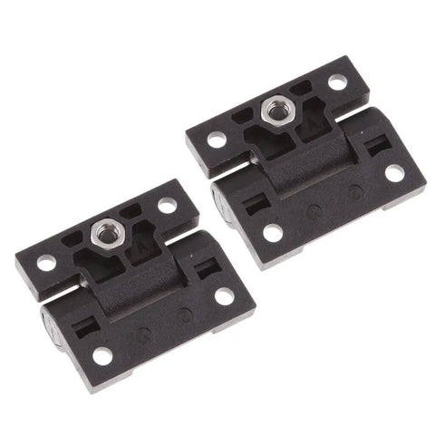Adjustable Position Control Torque Hinge Two Pack For 43mm By 36mm Plastic Hinge With Four Pre Drilled Countersunk Holes Black E6 10 301 20 Series
