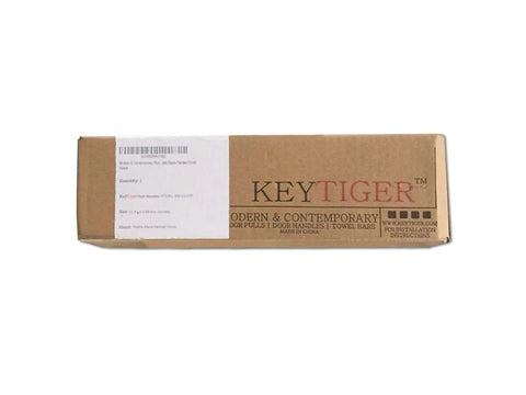 Packaging box for 32 Inch Two Sided Stainless Steel Modern Entry Door Handles Matte Black Painted Finish External Internal Pull Push Bar