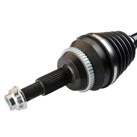 Close-up of CV Axle Assembly For 2011 To 2016 Toyota Sienna Front Left Durable Neoprene Boot Keeps Debris And Moisture Out Easy Install