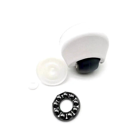 Front Caster Wheel For ECOVACS Robot Vacuum T10 T20 X1 Omni T10 Plus X1 Turbo Black Replacement Part Quiet Swivel Wheel Components