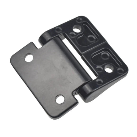 Black damped cabinet hinge with fold-out high-stop, 9 Nm torque