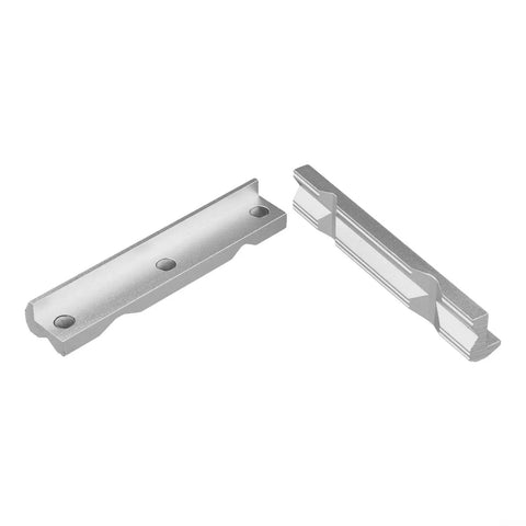 V-Type Aluminum Alloy Vise Jaws For CNC Milling, Magnetic Workholding Fixture, showing two 6-inch jaws with magnetic mounts