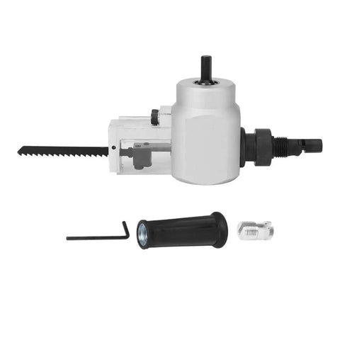 Beast Double Head Sheet Nibbler Set For Wood And Metal Cutting with saw drill attachment and accessories.