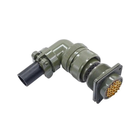 Military Grade MIL C Circular Connector 28 11 To 28 12 Series Plug 3108 28 12S MIL STD Compliant Connector for harnesses