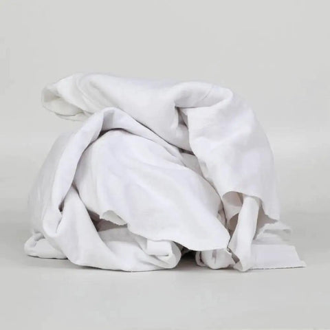 Virgin Cotton Diaper Rags 12 Inch Long 20 Inch Wide White Lint Free 5 Lb Box 2 To 4 Per Pound Bulk Pack For Cleaning And General Use