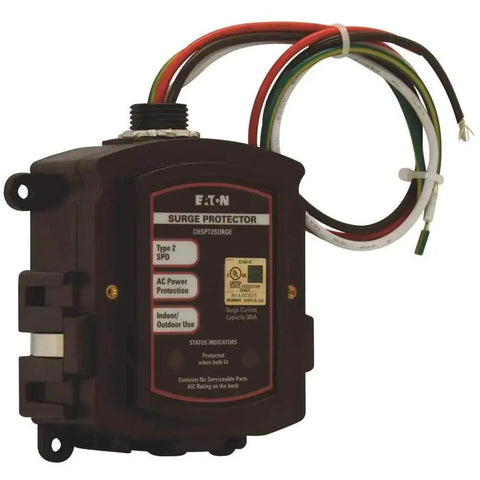 Type 2 Whole Home Surge Protector For 120 And 240 Volt Panels NEMA 4 Enclosure UL 1449 Third Edition front view
