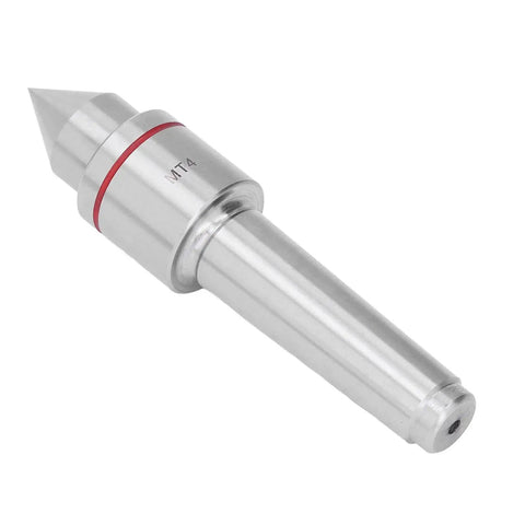 Heavy Duty Live Center For Lathe MT4 Morse Taper Revolving With Triple Ball Bearing Extended Spindle High Carbon Steel CNC Tip