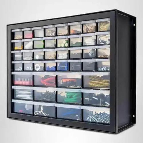 Small Parts Storage Cabinet With 44 Drawer Organizer For Screws Nuts Bolts Electronics Hardware Beads Crafts And More