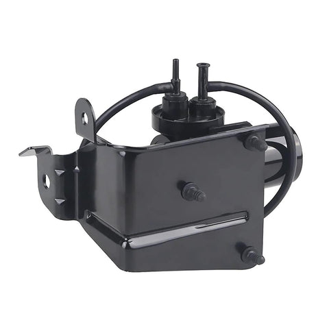 JDMON electric vacuum pump assembly with mounting bracket, black metal housing and pulley