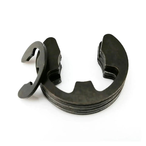 Pro Grade Black Steel External Retaining Ring Set For Shafts E Type And C Type Circlips DIN6799 Sizes M2 To M24