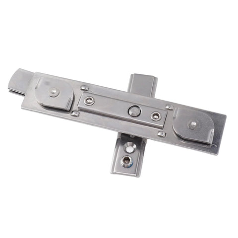 Casement window hinge, stainless steel friction stay with ventilation limiter and mounting plate